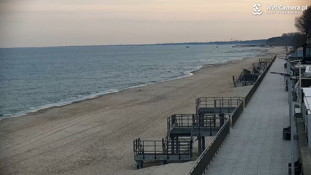 SARBINOWO - widok na plażę - 13 kwiecień 2026, 08:40