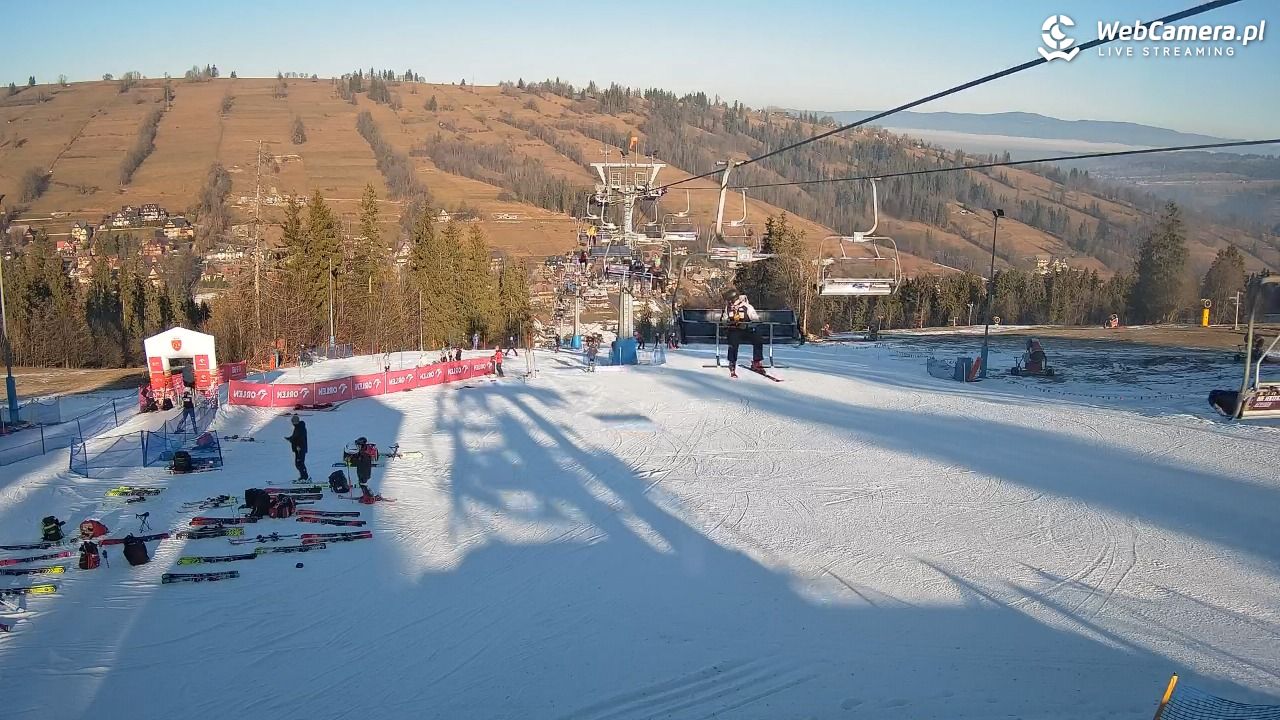 Ski Suche - widok z górnej stacji - 19 grudzień 2025, 10:47