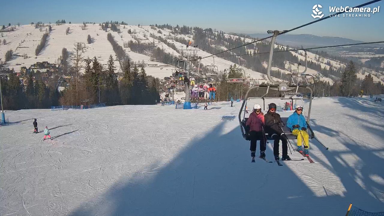 Ski Suche - widok z górnej stacji - 19 styczeń 2026, 12:47