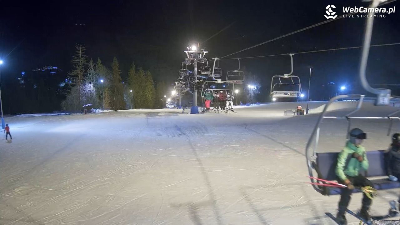 Ski Suche - widok z górnej stacji - 21 styczeń 2026, 17:37