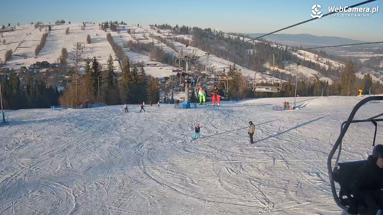 Ski Suche - widok z górnej stacji - 20 styczeń 2026, 14:56