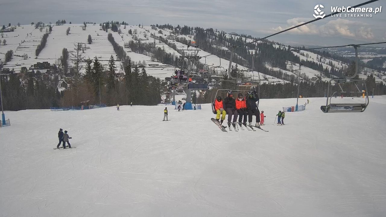 Ski Suche - widok z górnej stacji - 17 luty 2026, 12:43