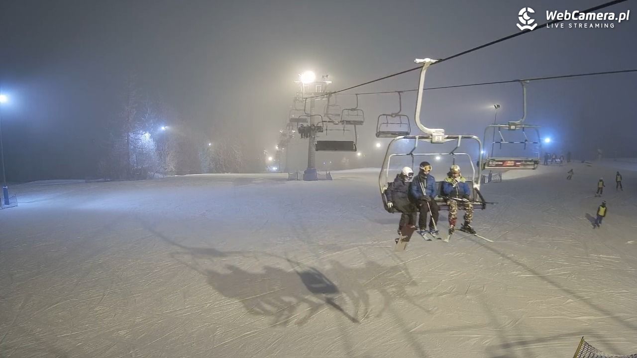 Ski Suche - widok z górnej stacji - 30 styczeń 2026, 17:25