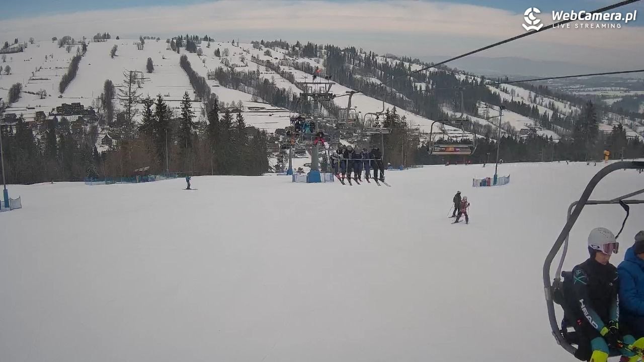 Ski Suche - widok z górnej stacji - 20 luty 2026, 10:29
