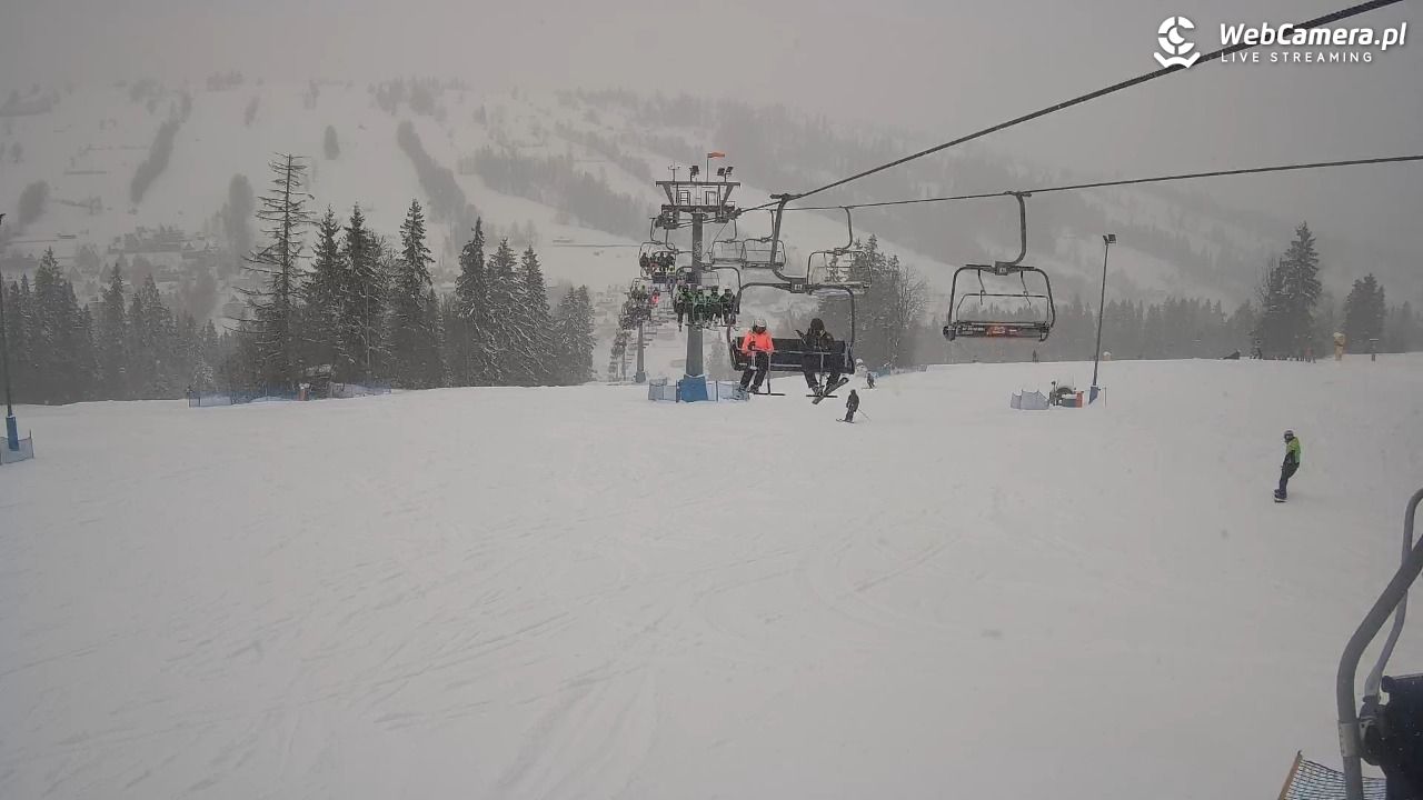 Ski Suche - widok z górnej stacji - 11 styczeń 2026, 10:06