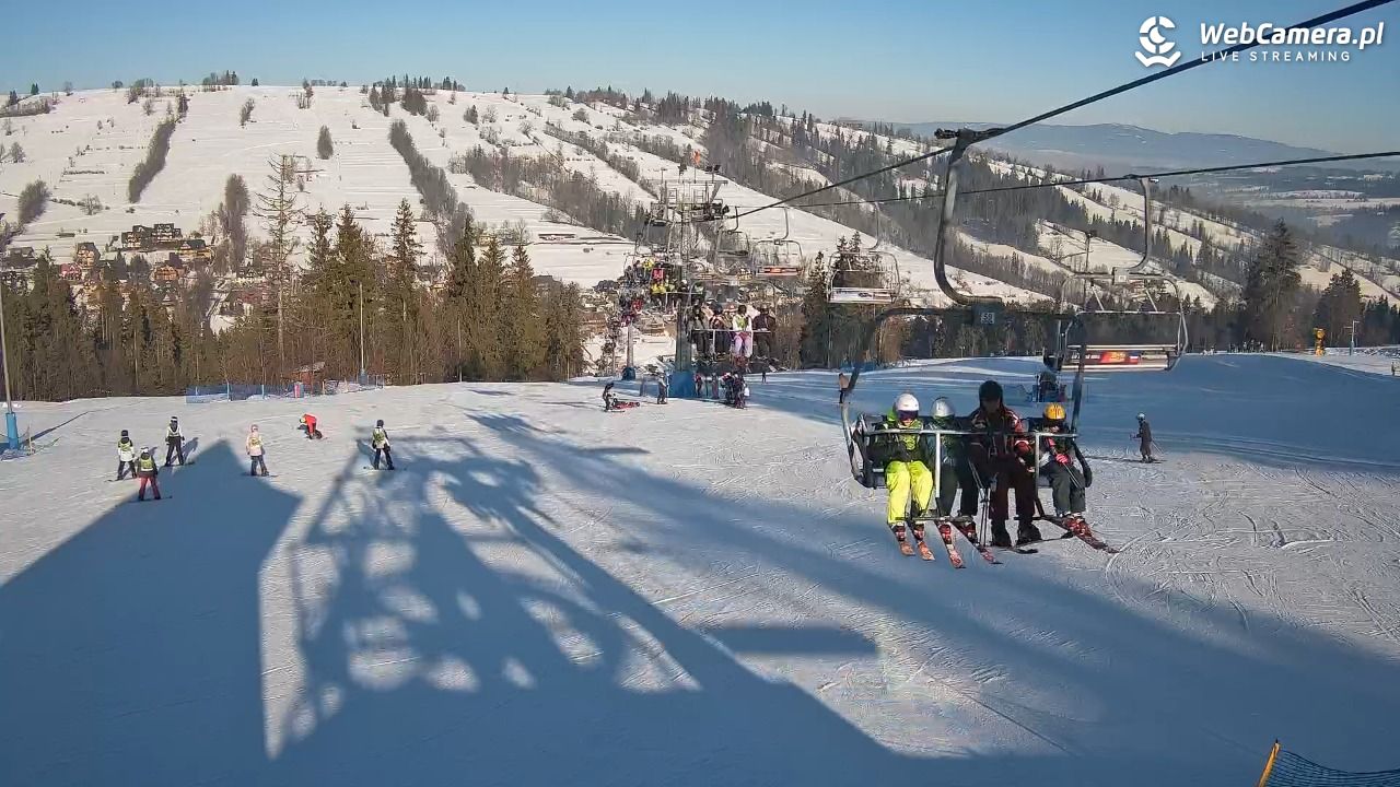 Ski Suche - widok z górnej stacji - 20 styczeń 2026, 10:31