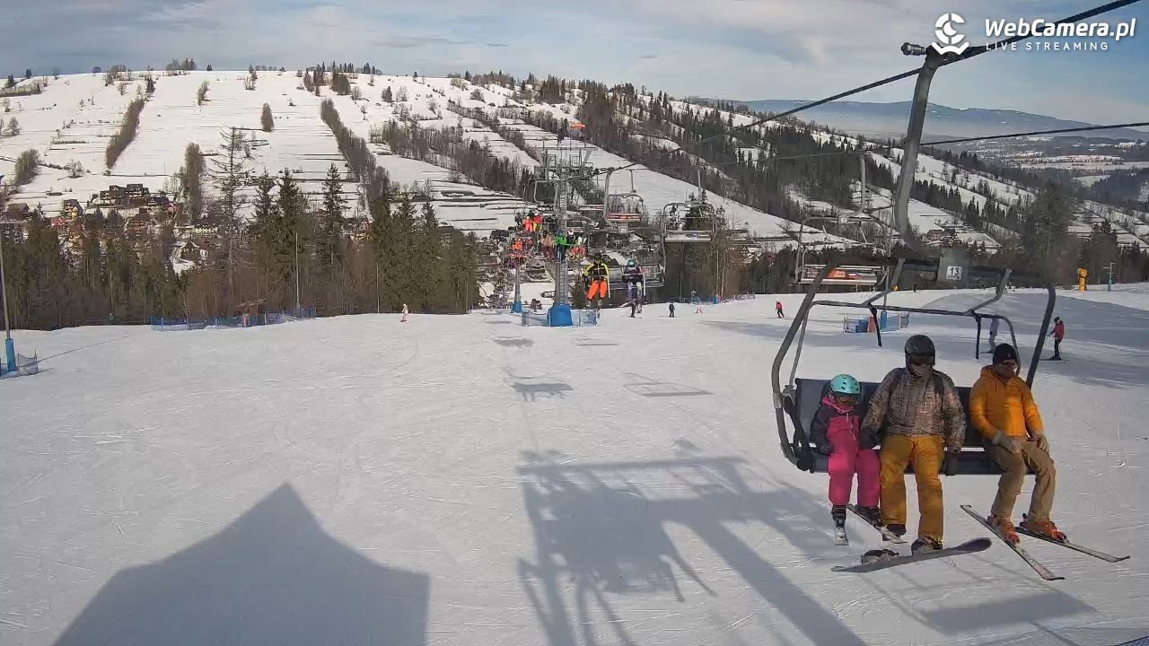 Ski Suche - widok z górnej stacji - 21 luty 2026, 11:16