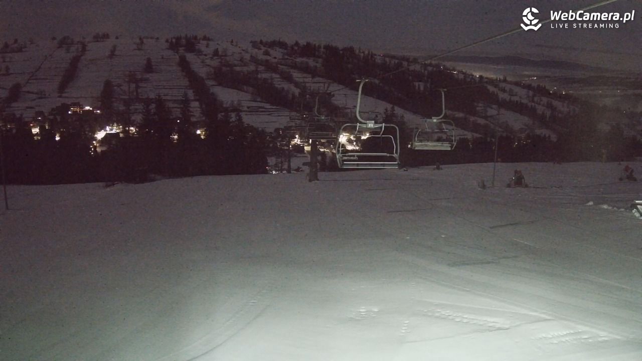 Ski Suche - widok z górnej stacji - 08 grudzień 2025, 06:13