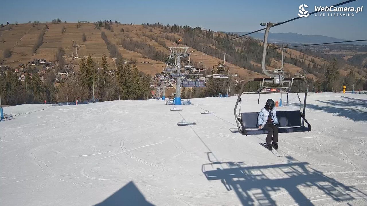 Ski Suche - widok z górnej stacji - 09 marzec 2026, 11:49