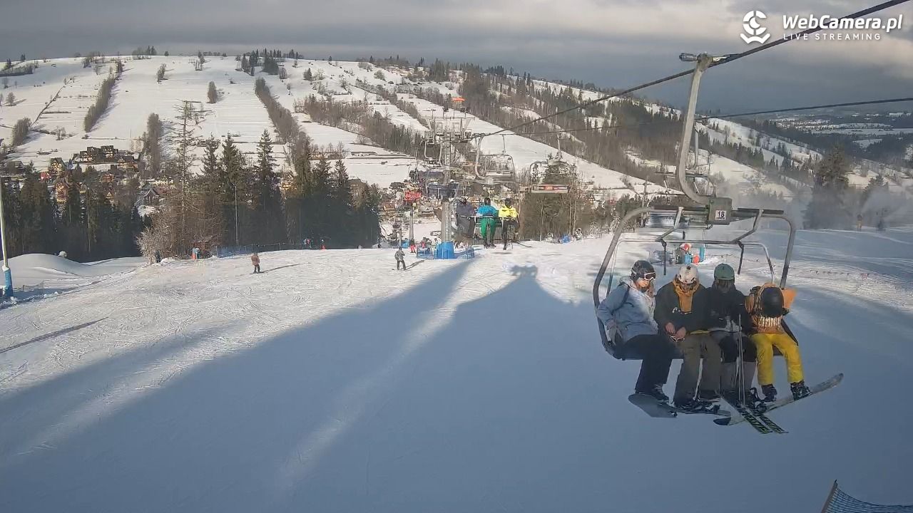 Ski Suche - widok z górnej stacji - 29 grudzień 2025, 12:21