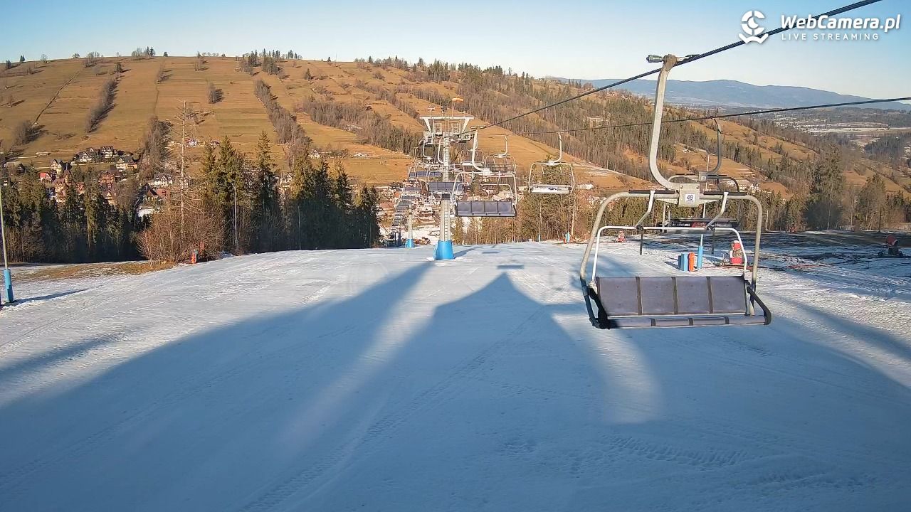 Ski Suche - widok z górnej stacji - 12 grudzień 2025, 12:06