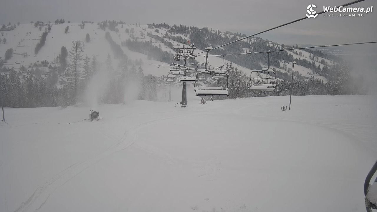 Ski Suche - widok z górnej stacji - 22 listopad 2025, 09:11