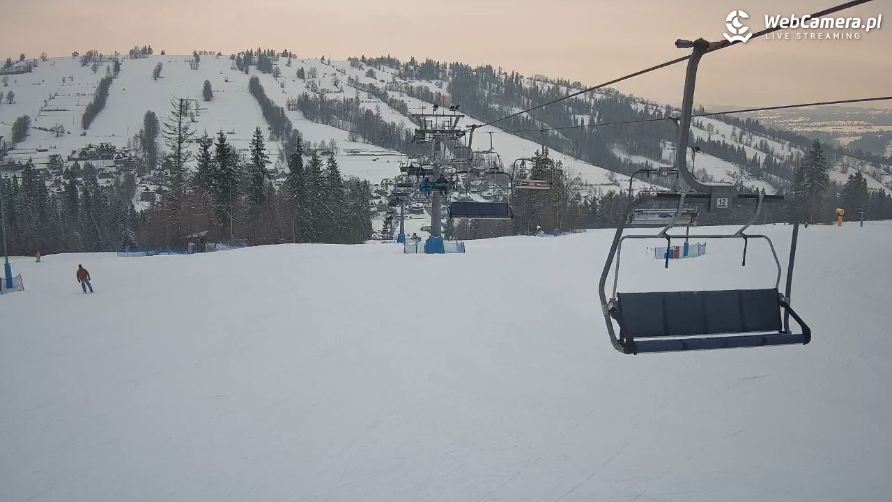 Ski Suche - widok z górnej stacji - 16 luty 2026, 15:33