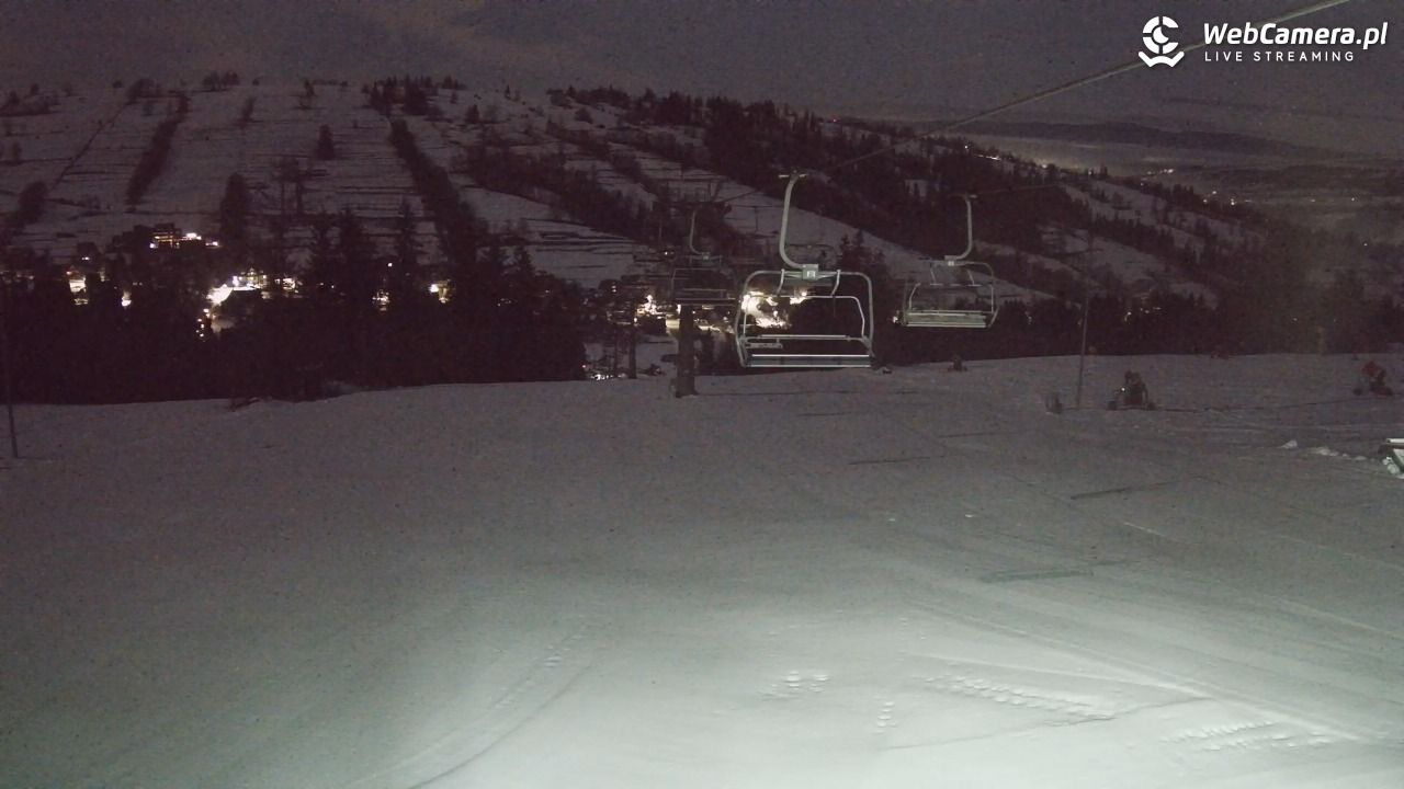 Ski Suche - widok z górnej stacji - 08 grudzień 2025, 06:13