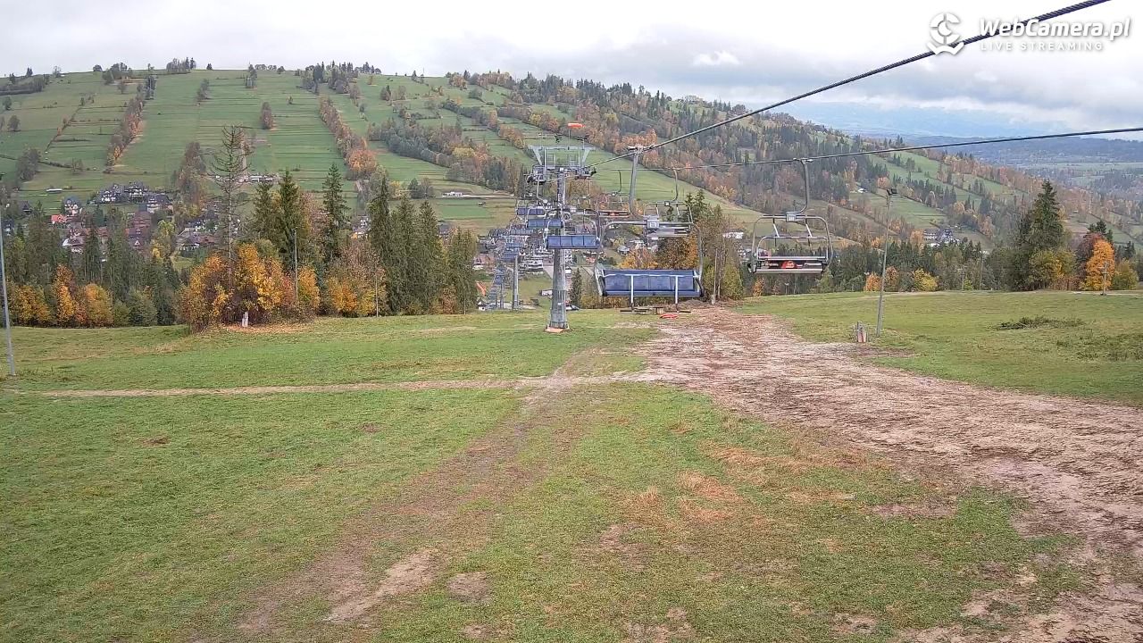Ski Suche - widok z górnej stacji - 18 październik 2025, 09:41