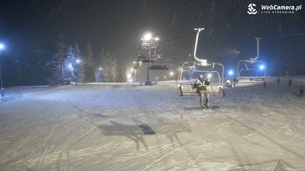 Ski Suche - widok z górnej stacji - 07 styczeń 2026, 17:41