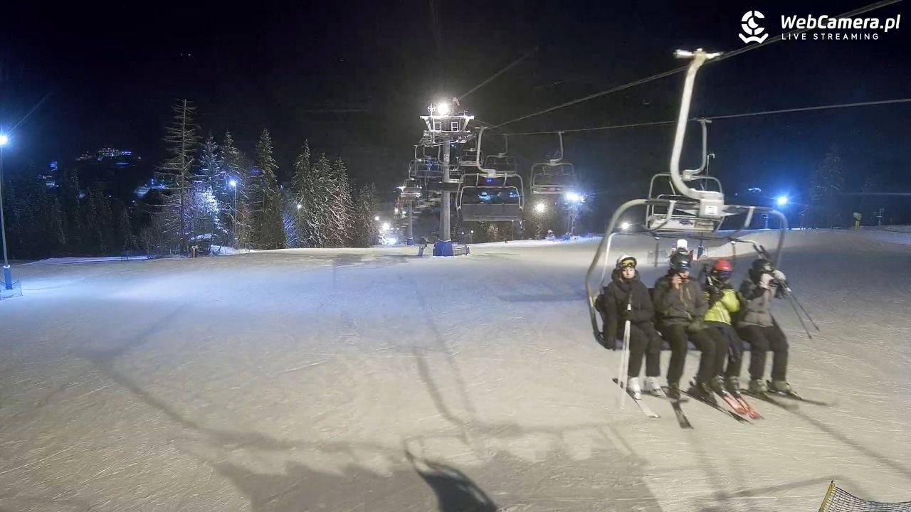 Ski Suche - widok z górnej stacji - 10 styczeń 2026, 17:39