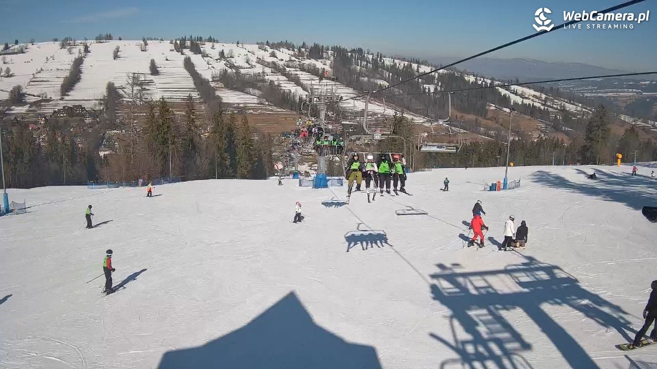 Ski Suche - widok z górnej stacji - 26 luty 2026, 12:08