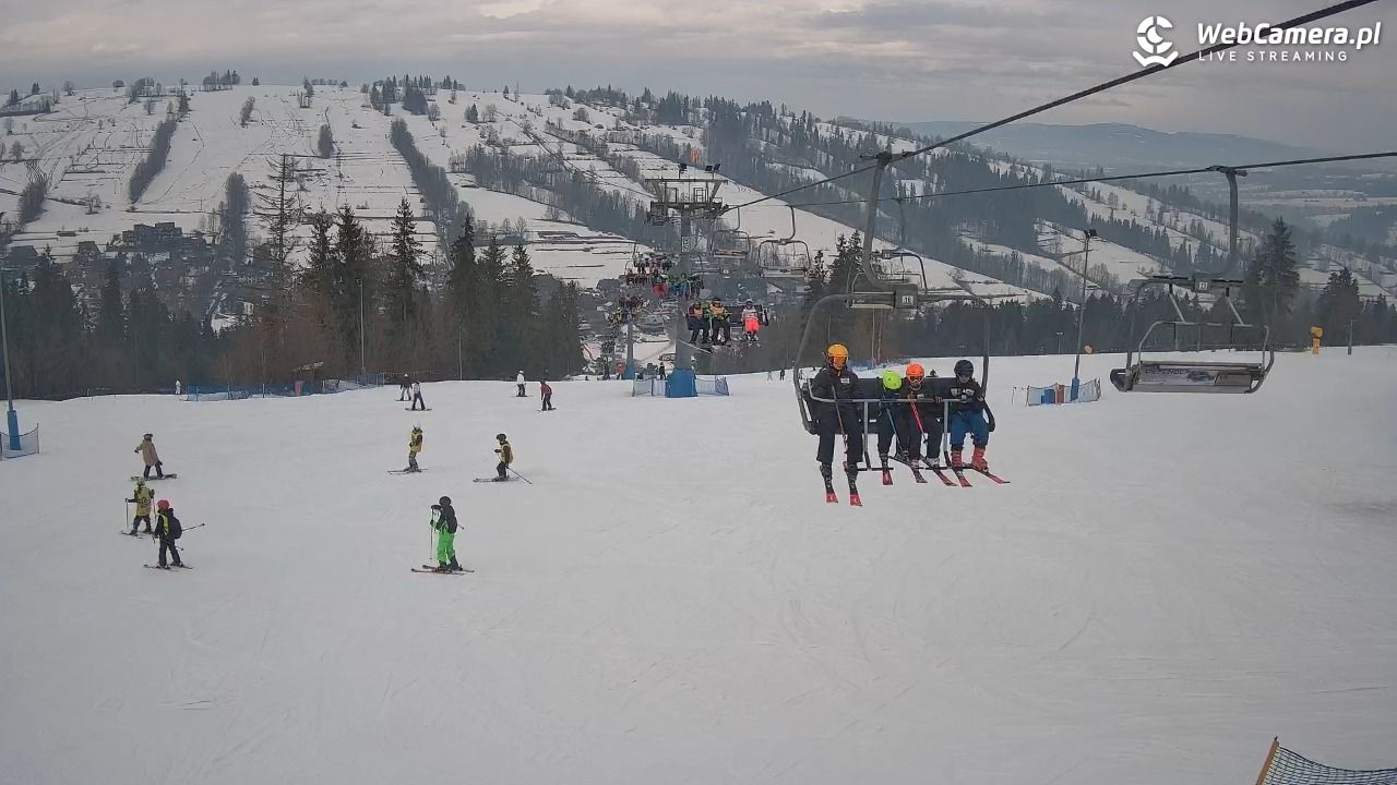Ski Suche - widok z górnej stacji - 06 luty 2026, 11:32