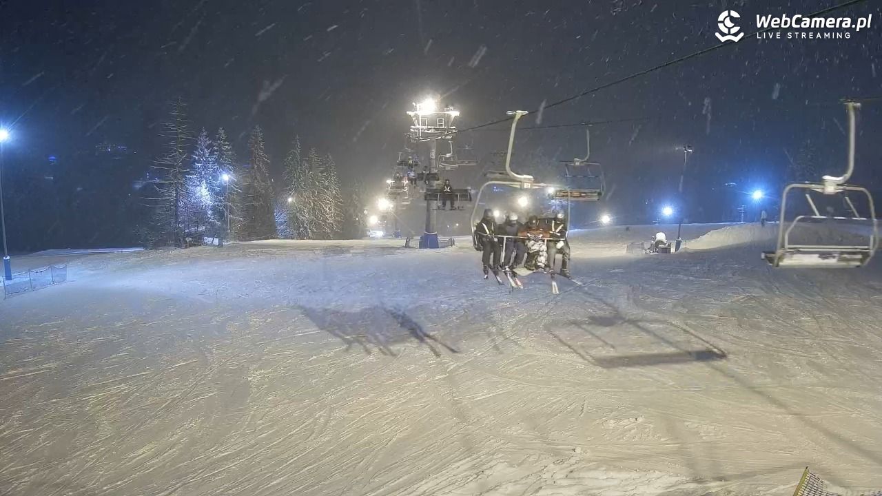 Ski Suche - widok z górnej stacji - 07 styczeń 2026, 16:54