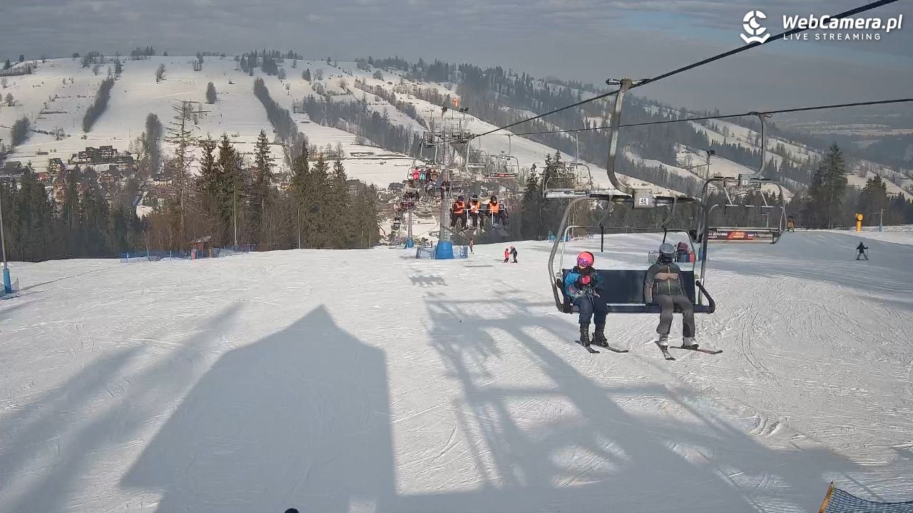 Ski Suche - widok z górnej stacji - 23 styczeń 2026, 11:31