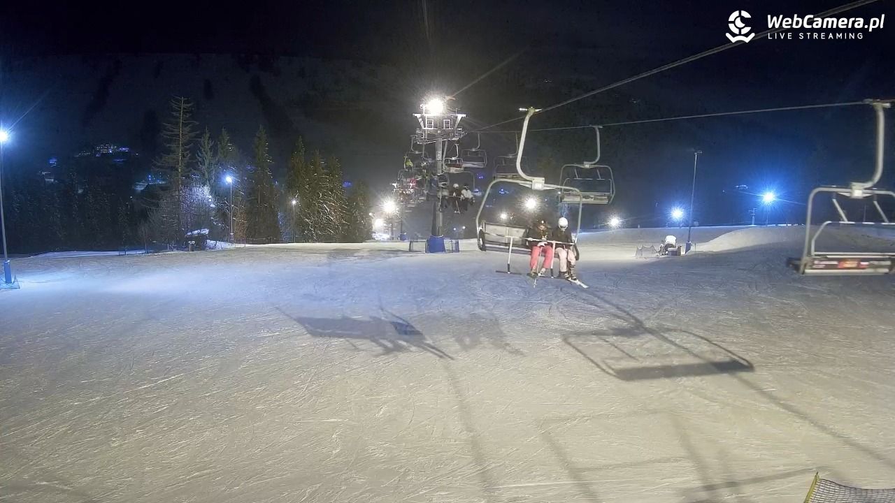 Ski Suche - widok z górnej stacji - 14 styczeń 2026, 17:35