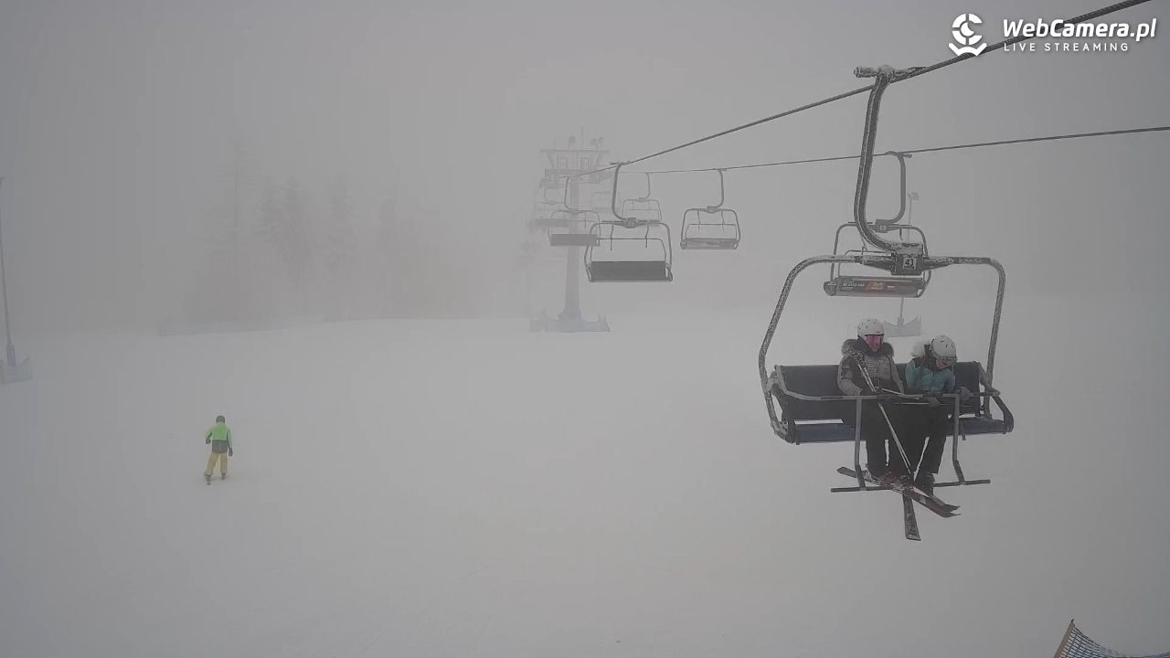 Ski Suche - widok z górnej stacji - 31 styczeń 2026, 11:00