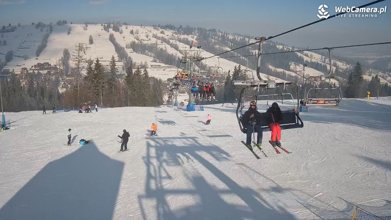 Ski Suche - widok z górnej stacji - 03 luty 2026, 11:02