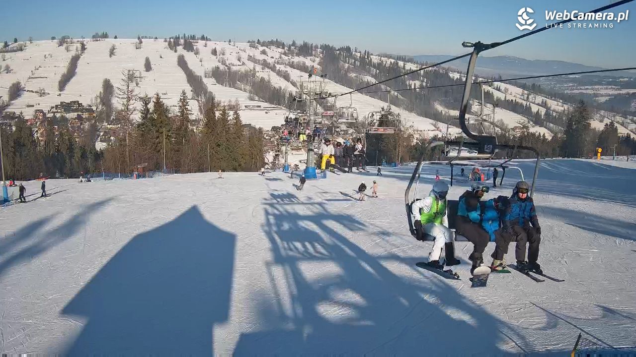 Ski Suche - widok z górnej stacji - 20 styczeń 2026, 11:15