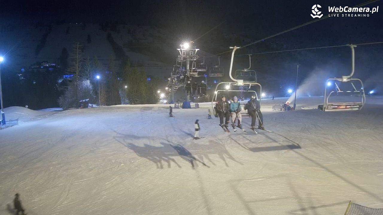 Ski Suche - widok z górnej stacji - 29 grudzień 2025, 17:43