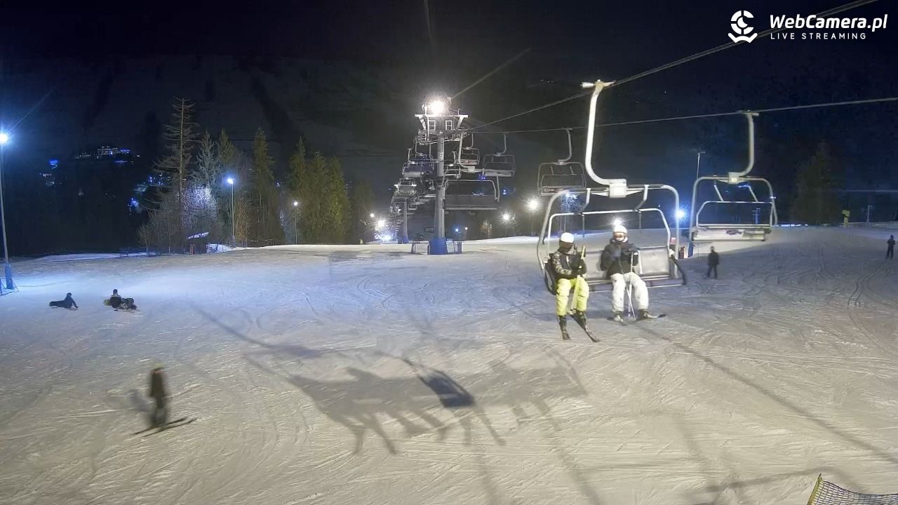 Ski Suche - widok z górnej stacji - 26 styczeń 2026, 18:58