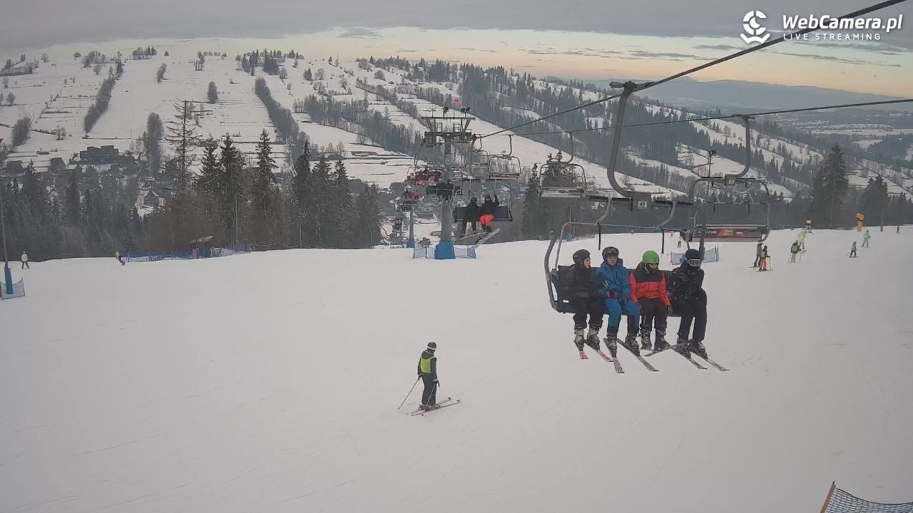 Ski Suche - widok z górnej stacji - 03 luty 2026, 15:22