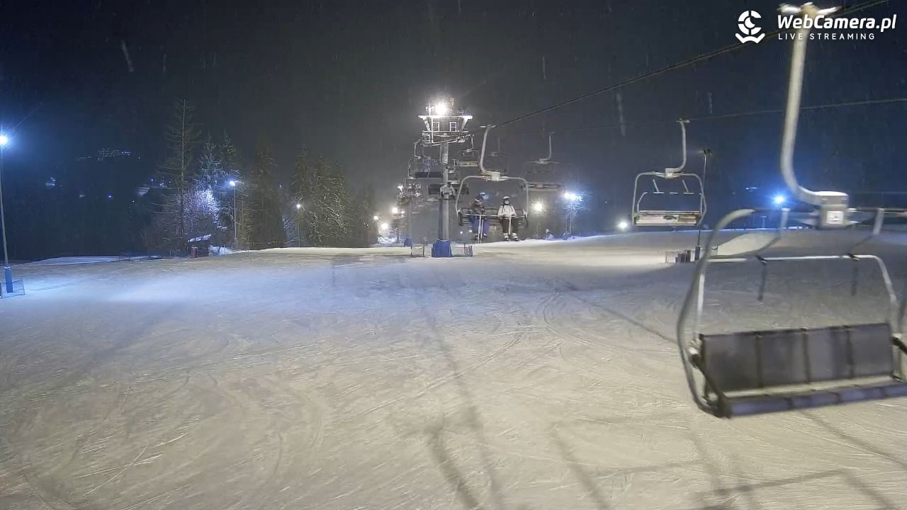 Ski Suche - widok z górnej stacji - 16 luty 2026, 18:17