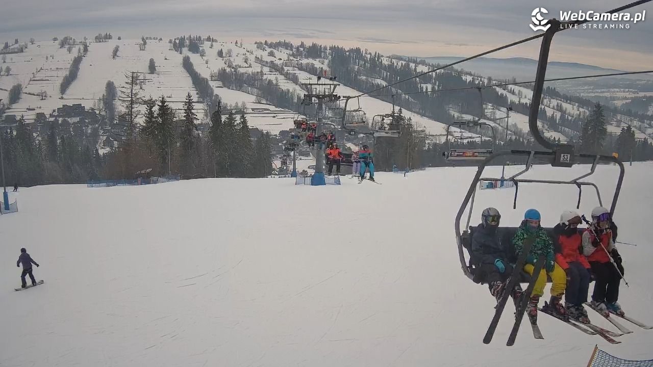 Ski Suche - widok z górnej stacji - 04 luty 2026, 11:33