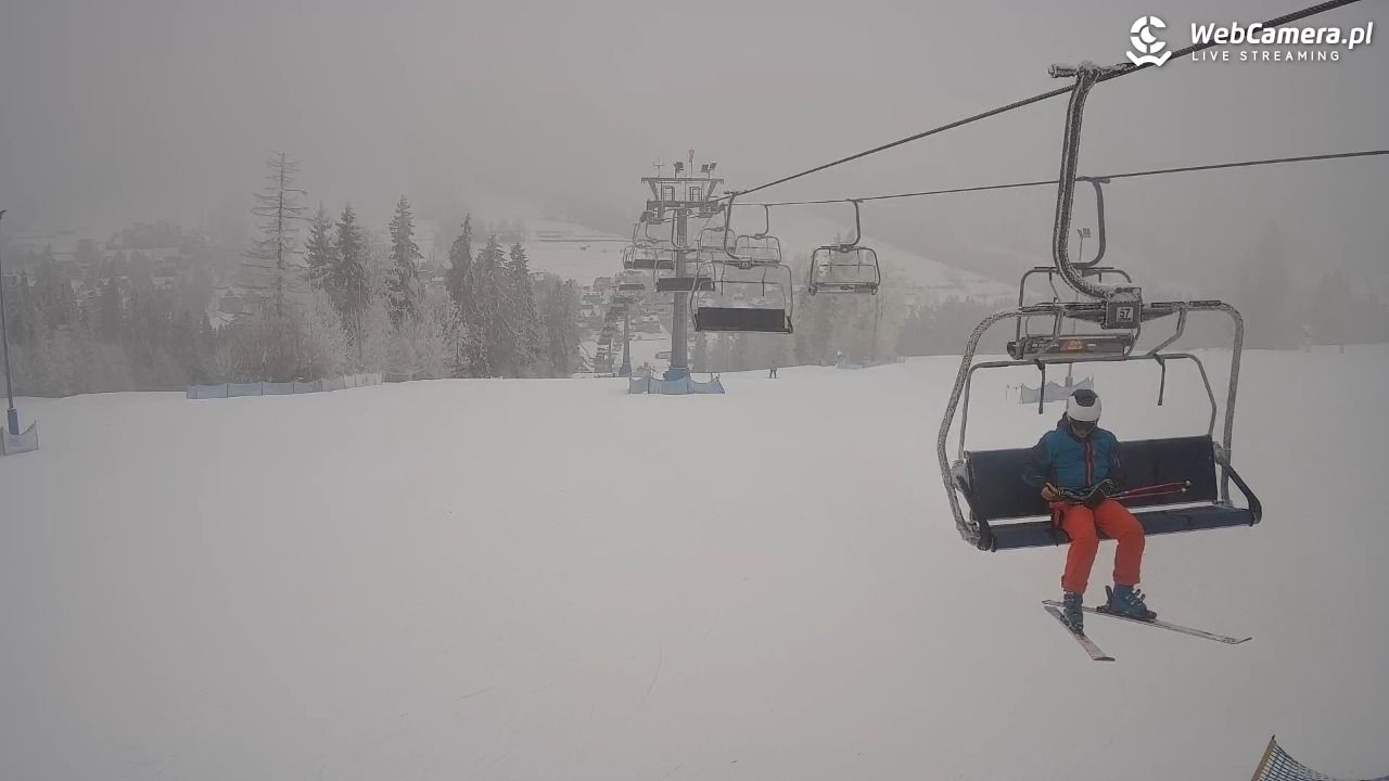 Ski Suche - widok z górnej stacji - 31 styczeń 2026, 15:13