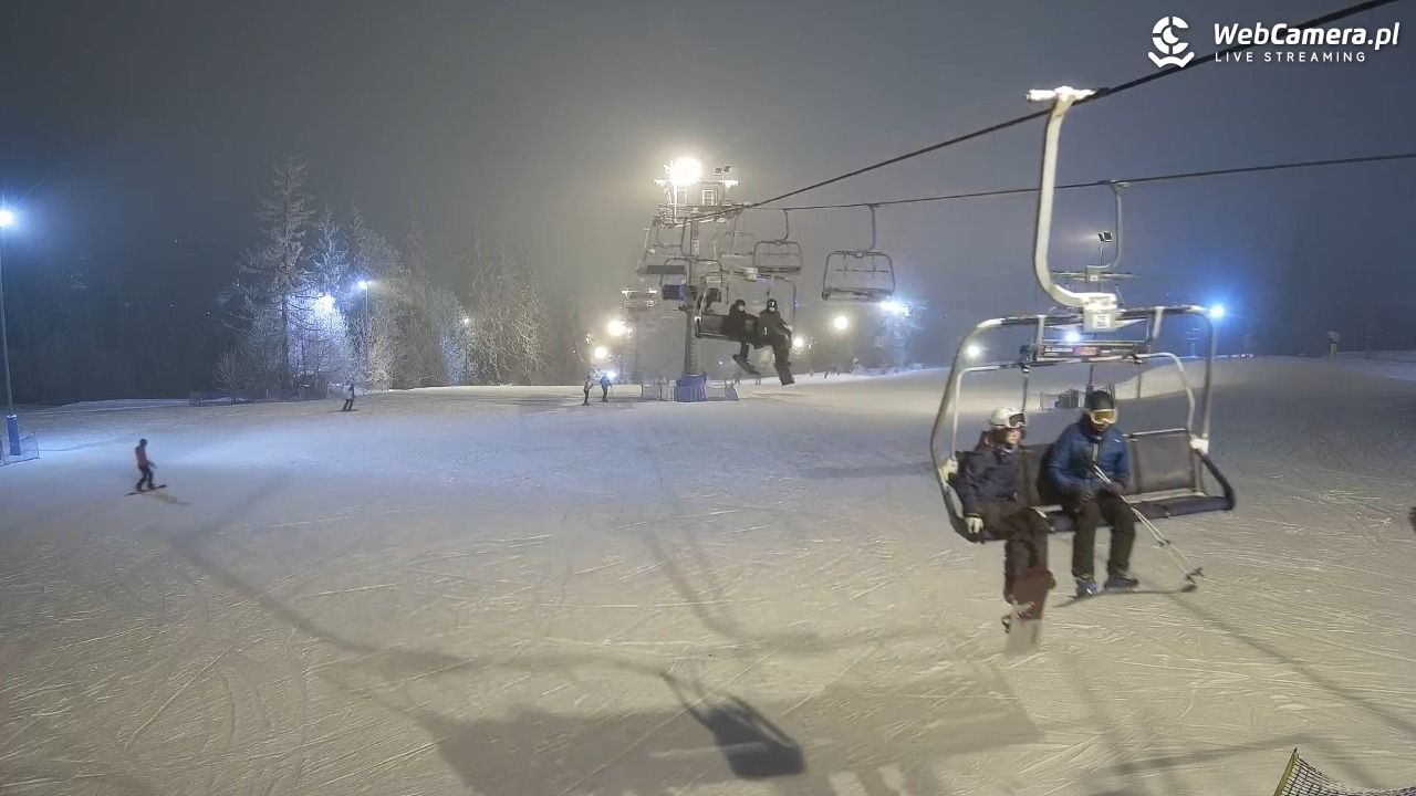 Ski Suche - widok z górnej stacji - 30 styczeń 2026, 18:30