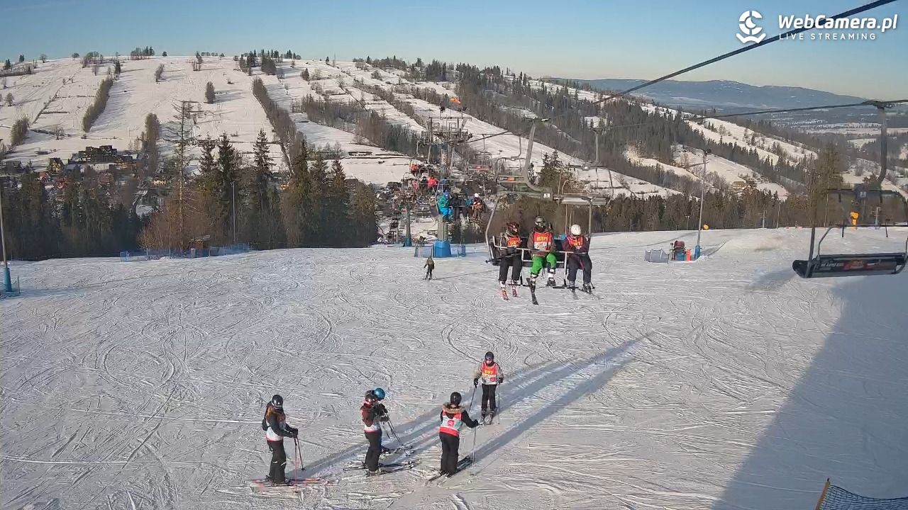Ski Suche - widok z górnej stacji - 21 styczeń 2026, 14:26