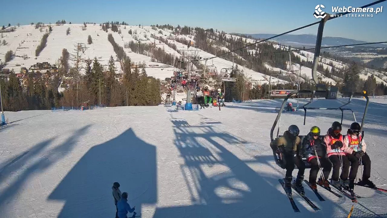 Ski Suche - widok z górnej stacji - 21 styczeń 2026, 11:25