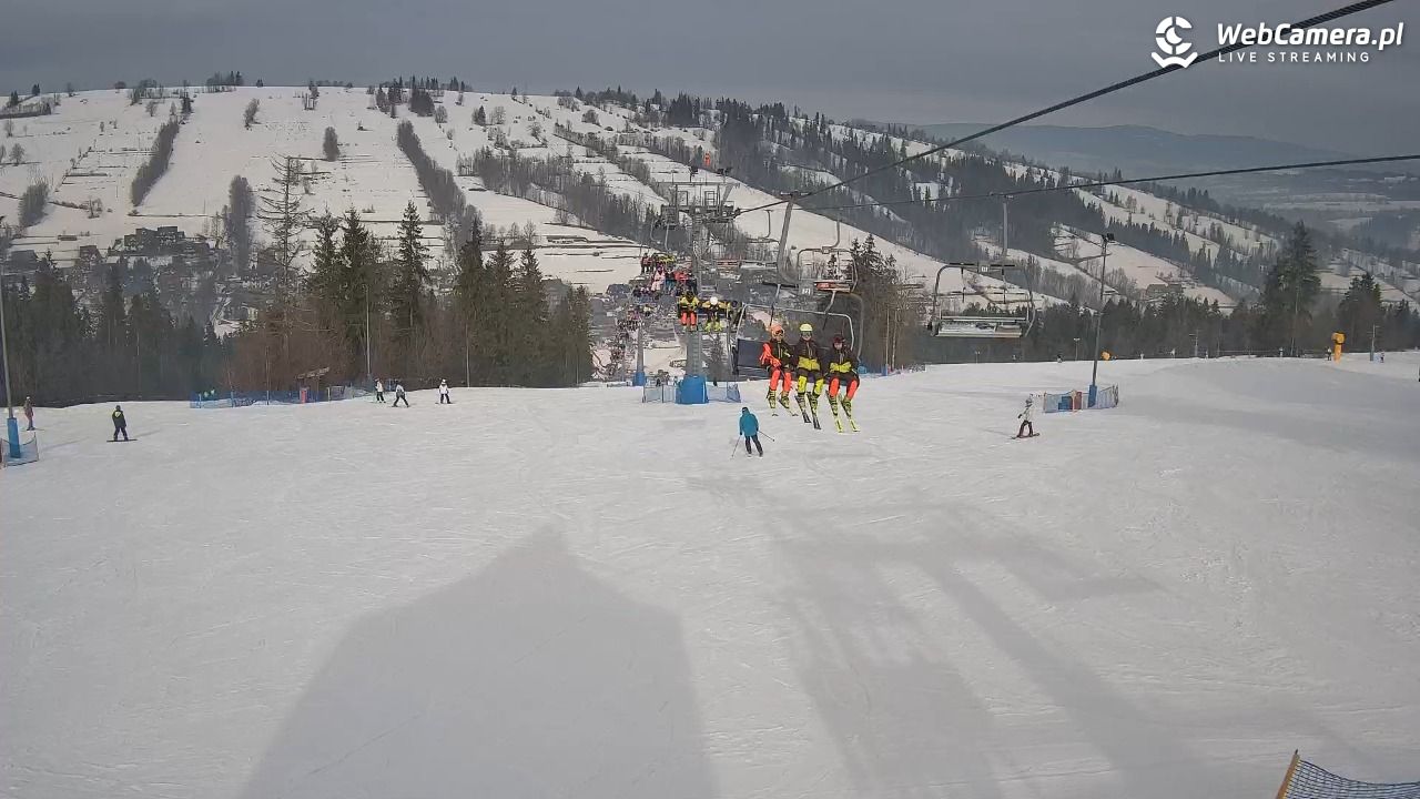 Ski Suche - widok z górnej stacji - 05 luty 2026, 11:47