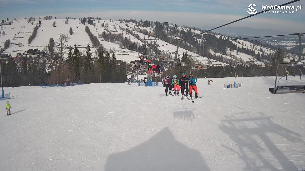 Ski Suche - widok z górnej stacji - 20 luty 2026, 12:34