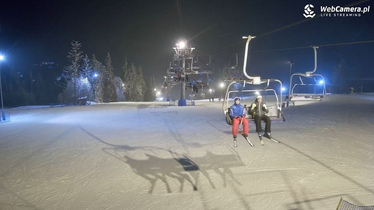 Ski Suche - widok z górnej stacji - 02 luty 2026, 18:27