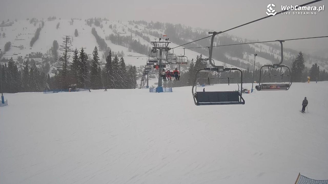 Ski Suche - widok z górnej stacji - 11 styczeń 2026, 12:57