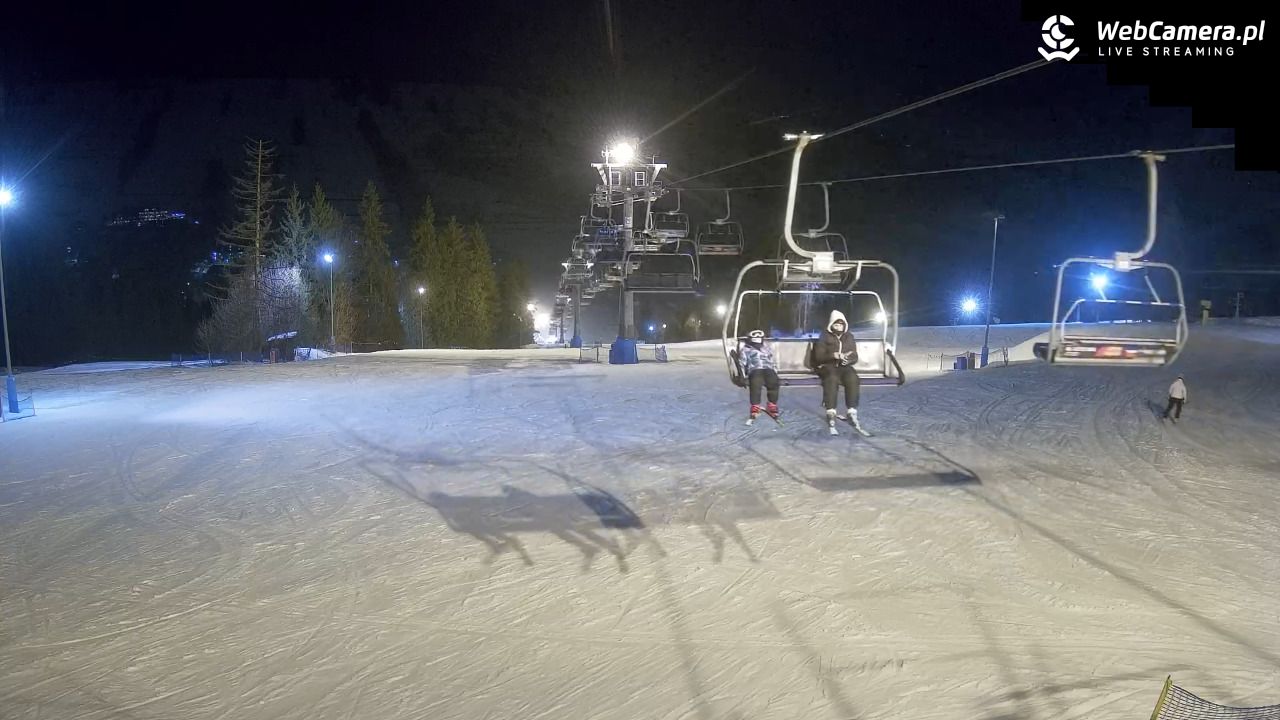 Ski Suche - widok z górnej stacji - 05 luty 2026, 19:16