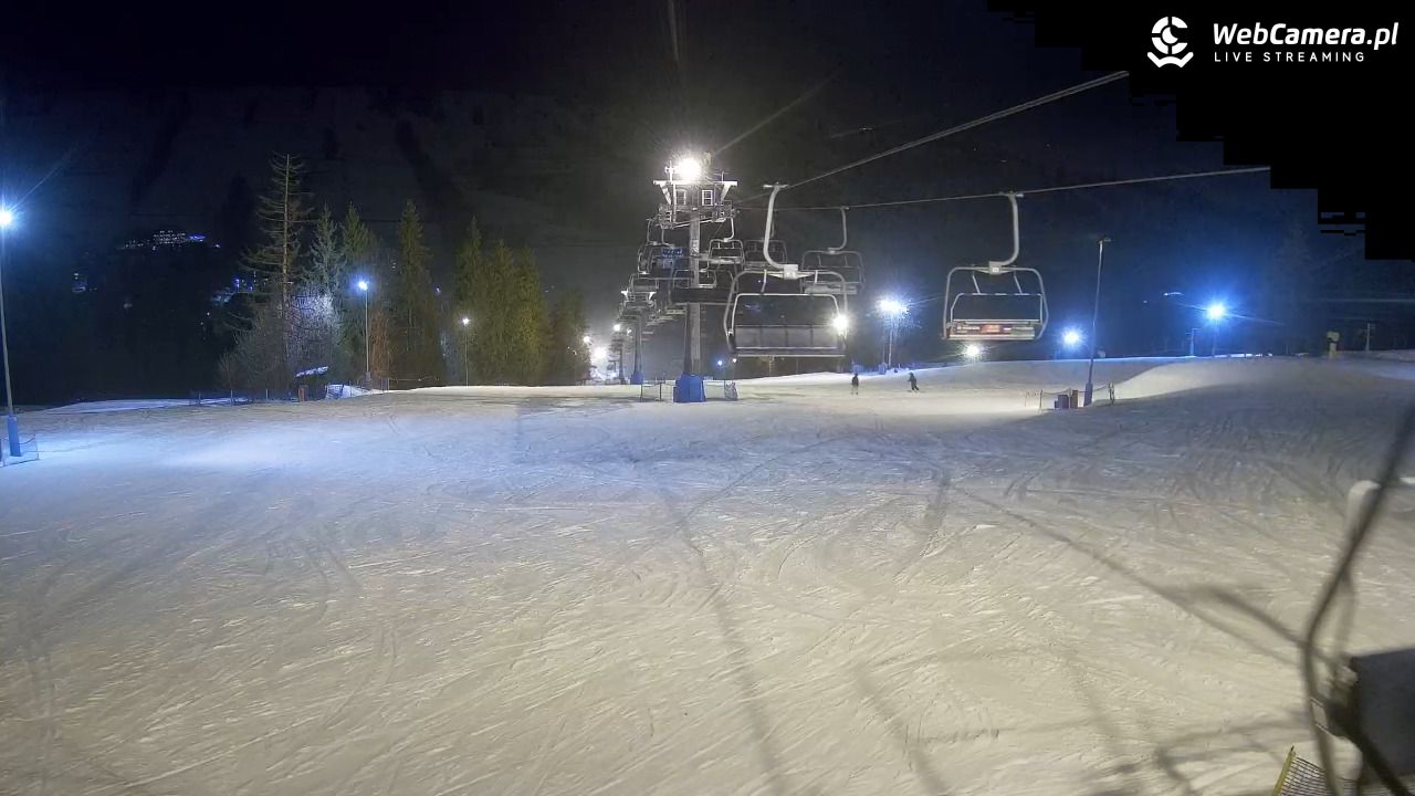 Ski Suche - widok z górnej stacji - 05 luty 2026, 19:05
