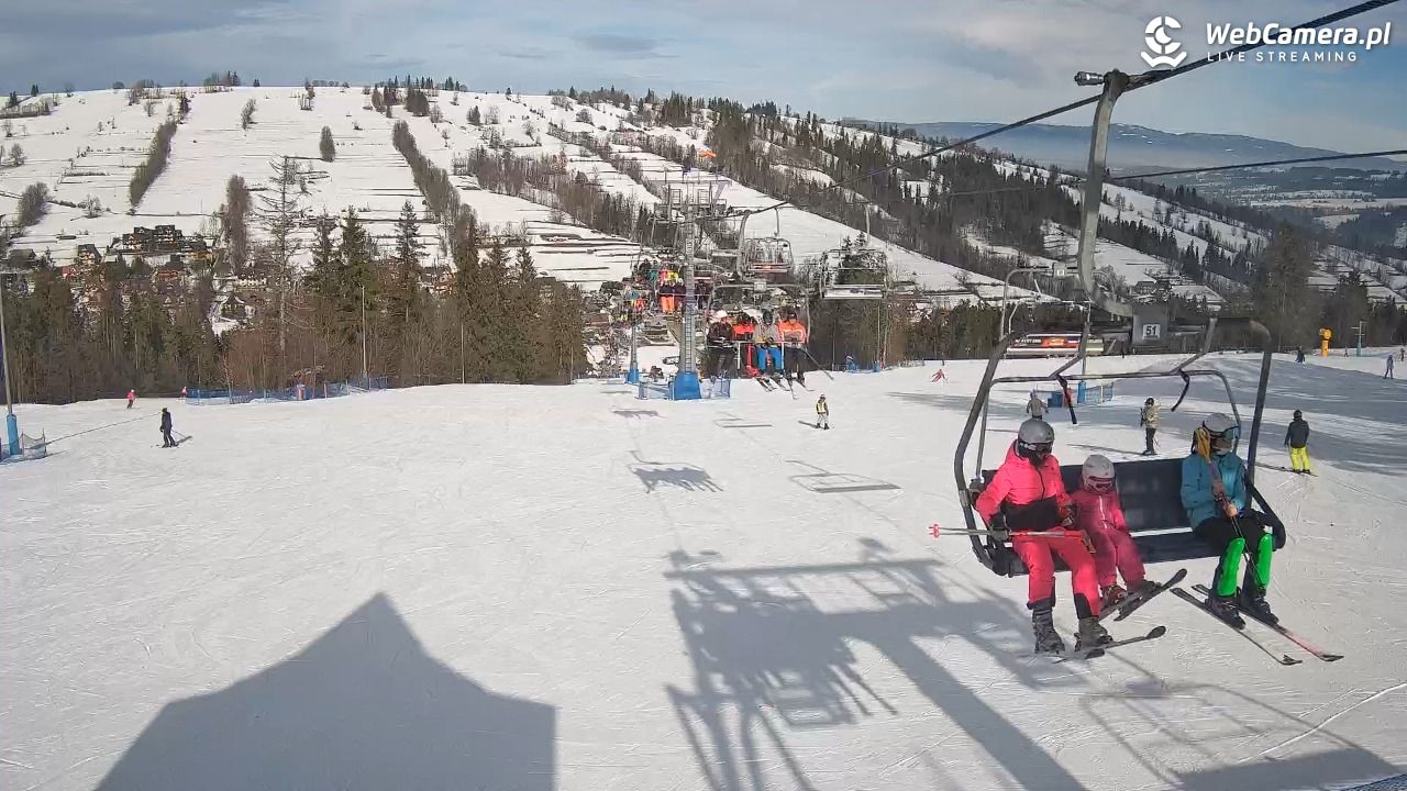 Ski Suche - widok z górnej stacji - 21 luty 2026, 11:22