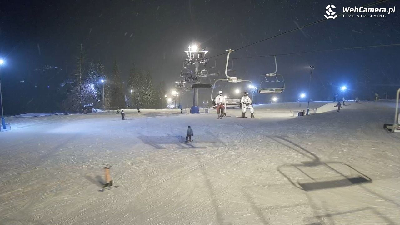 Ski Suche - widok z górnej stacji - 16 luty 2026, 18:24