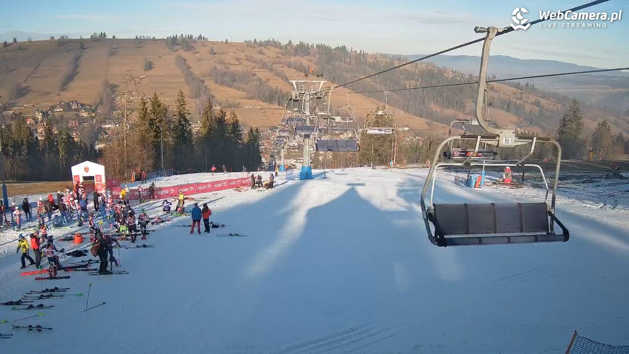 Ski Suche - widok z górnej stacji - 18 grudzień 2025, 12:11