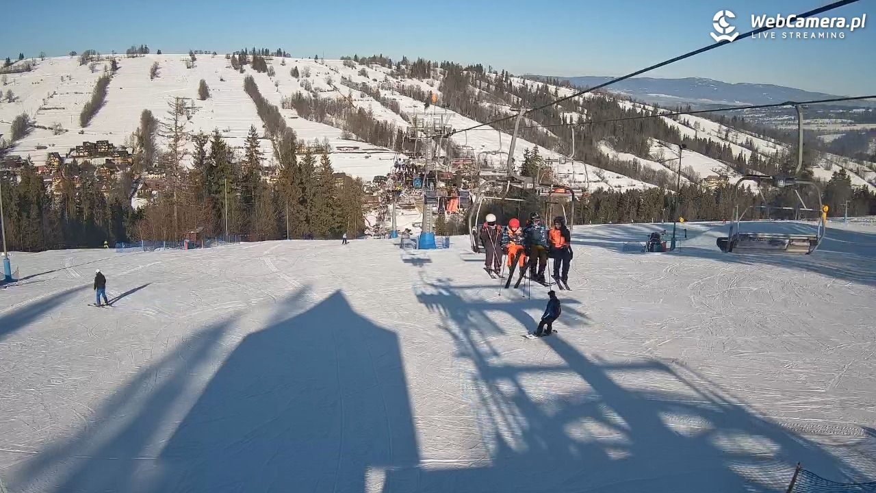 Ski Suche - widok z górnej stacji - 21 styczeń 2026, 11:39