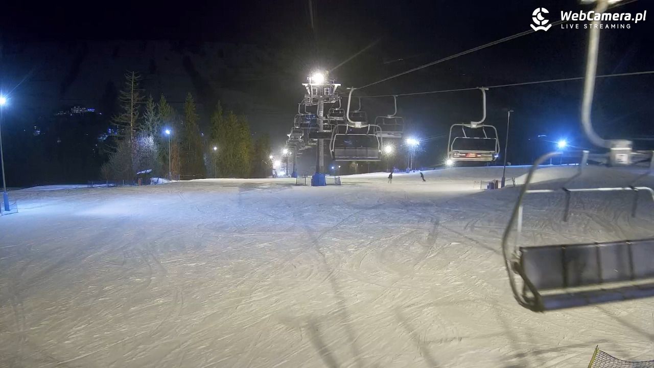 Ski Suche - widok z górnej stacji - 05 luty 2026, 19:05