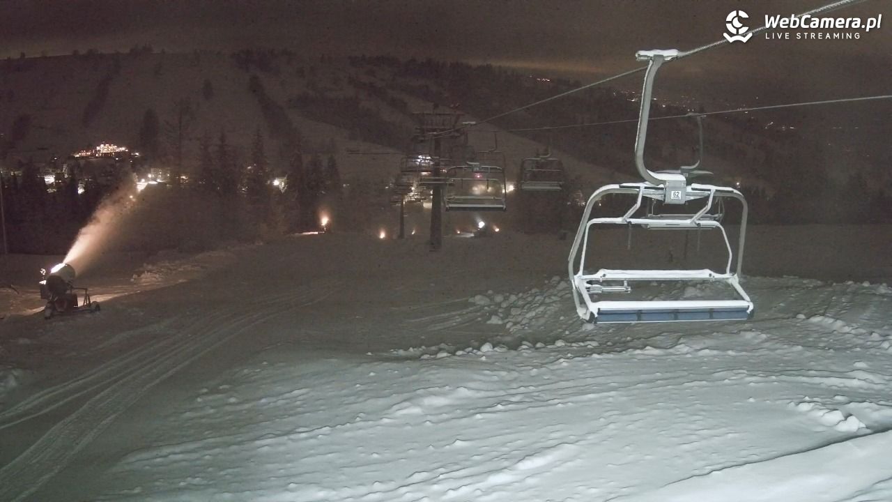 Ski Suche - widok z górnej stacji - 26 listopad 2025, 19:41